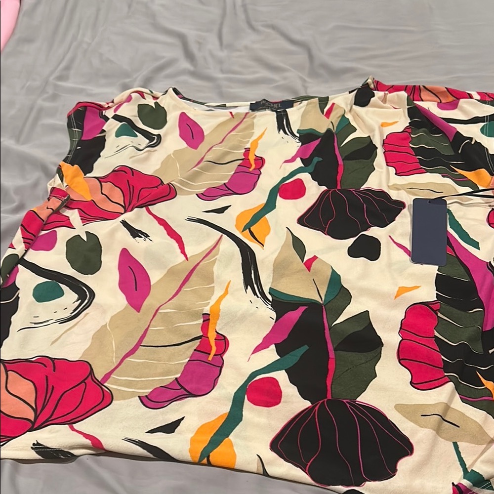 Rachel Multicolor Abstract Blouse - Picture 4 of 4